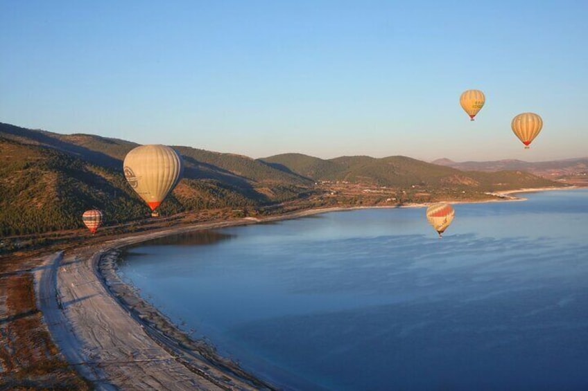 Salda Lake and Hot Air Balloon Tour in Salda