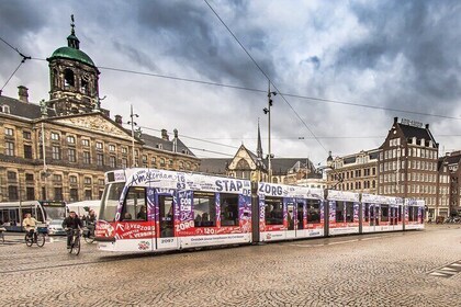 Amsterdam: GVB Public Transport Ticket and Self-Guided Tours in the City