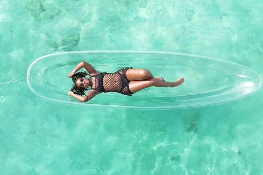 Clear Kayak Drone Photo shoot in Ocho Rios Jamaica (single)