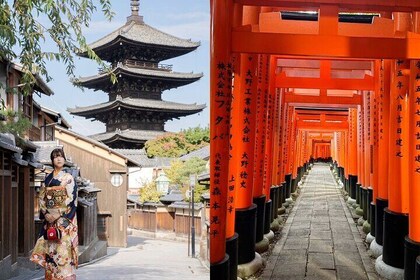 Kyoto Morning Highlights: Fushimi Inari, Kiyomizu-dera & Gion