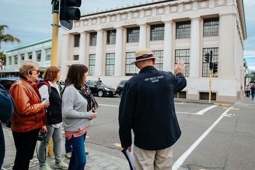 Guided 2pm Afternoon Art Deco Walk from Napier Art Deco Trust