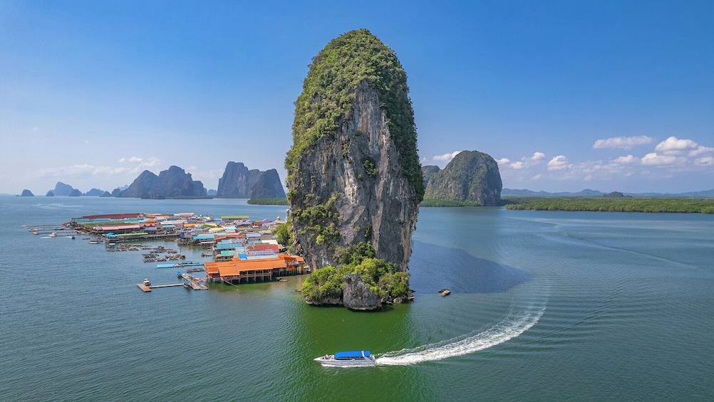 Discover James Bond Island in Phang Nga Bay by Powered catamaran and canoe