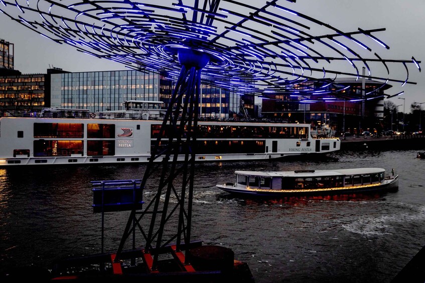 Picture 6 for Activity Amsterdam: Luxury Light Festival Canal Cruise with Drinks