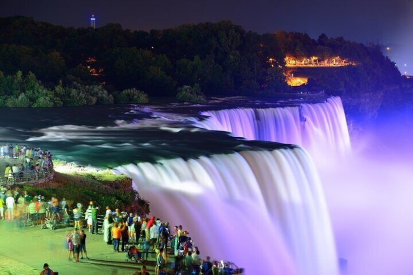 All Inclusive Day and Night Lights Niagara Falls Tour with Licensed Guide