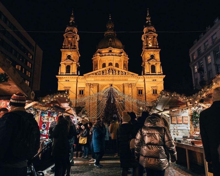 Picture 6 for Activity Budapest: Christmas Markets Walking Tour with Cake Tasting