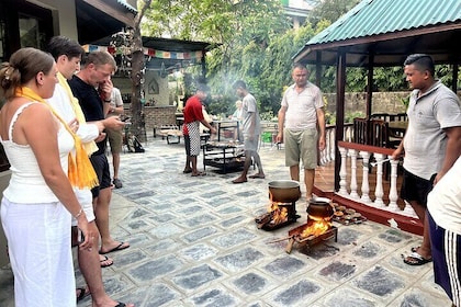 Local Cooking Class in Chitwan with Local Style Wood Fire