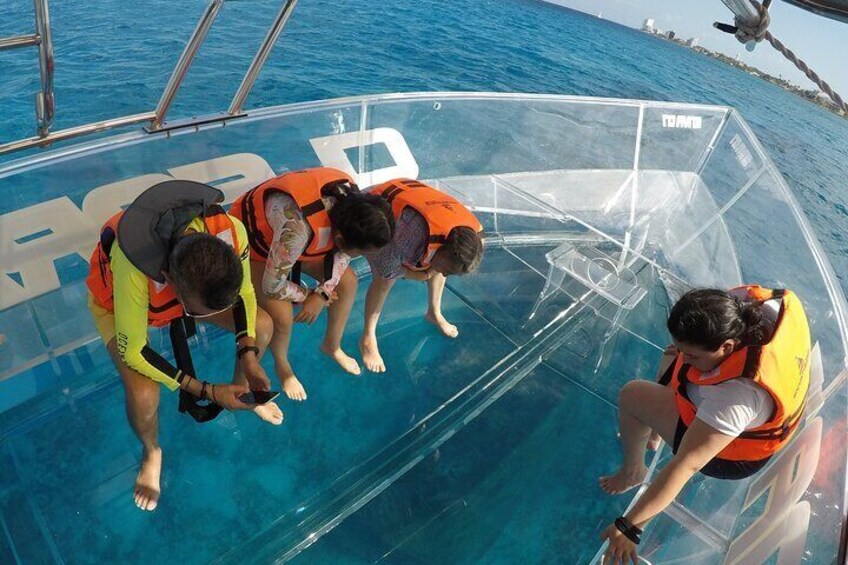 ATV and Clear Boat Ride Full Experience in Cozumel