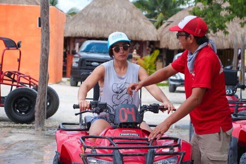 ATV and Clear Boat Ride Full Experience in Cozumel