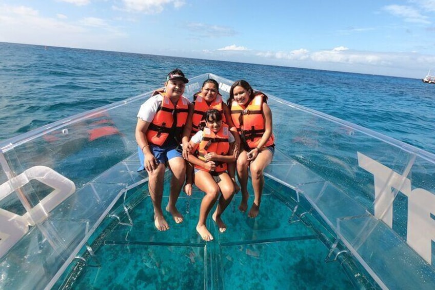 ATV and Clear Boat Ride Full Experience in Cozumel
