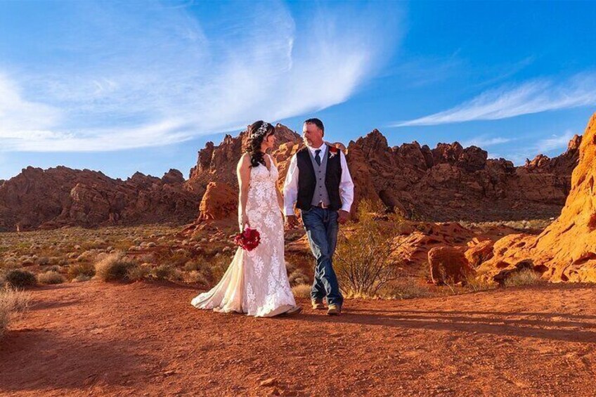 Valley of Fire Wedding-7 Sisters Wedding Area