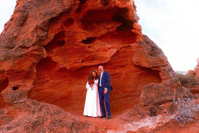 Valley of Fire Wedding-Visitor Center Wedding Area