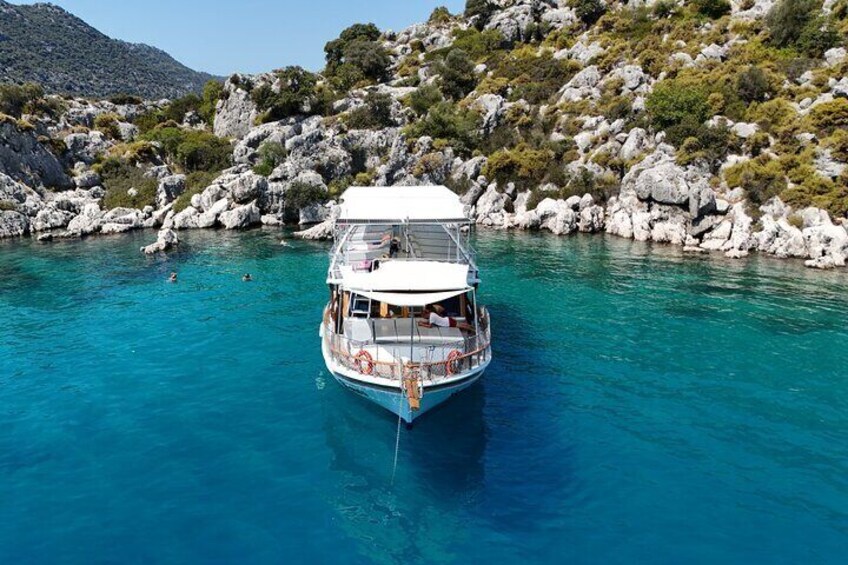 A Traditional Turkish Gulet from the Bays of Kekova 