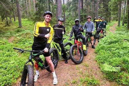 Stockholm Fat Bike Forest Adventure with Lunch and Sauna