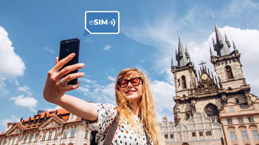 Prague: Unlimited Czech Republic Internet with eSIM Mobile Data Plan