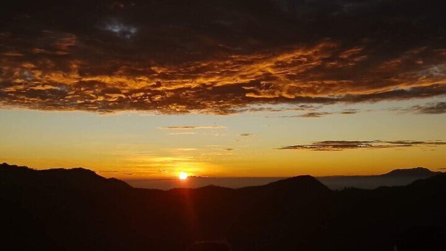 Sunrise at Bromo Crater.