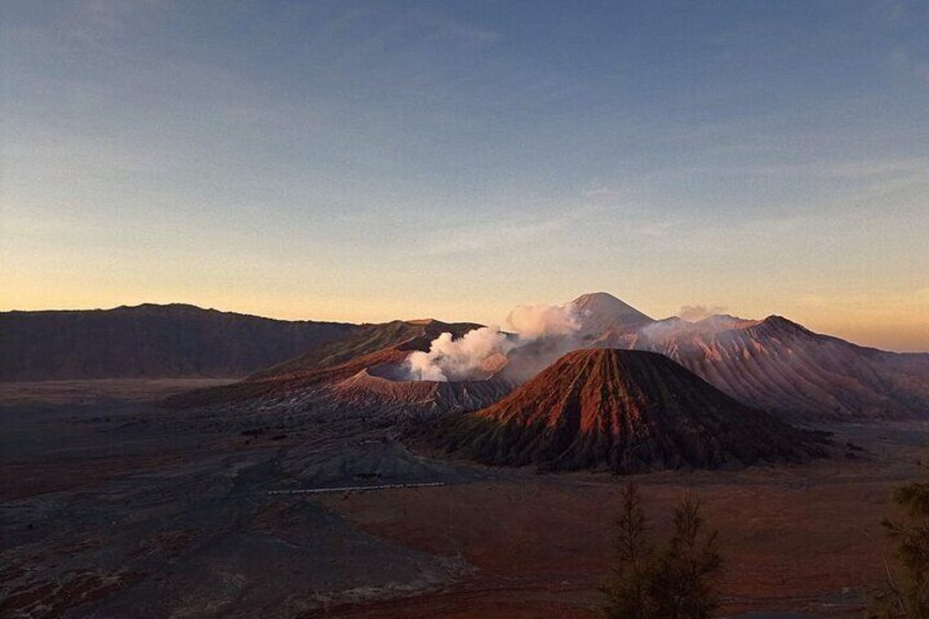 Bromo's scenery from Seruni Viewpoint.