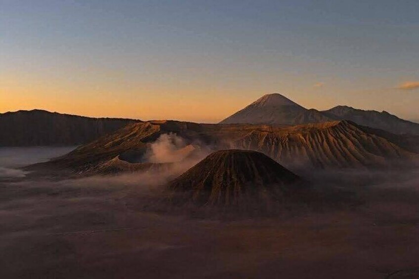 Bromo's scenery from Lemah Pasar (Formerly King Kong Hill) Viewpoint.