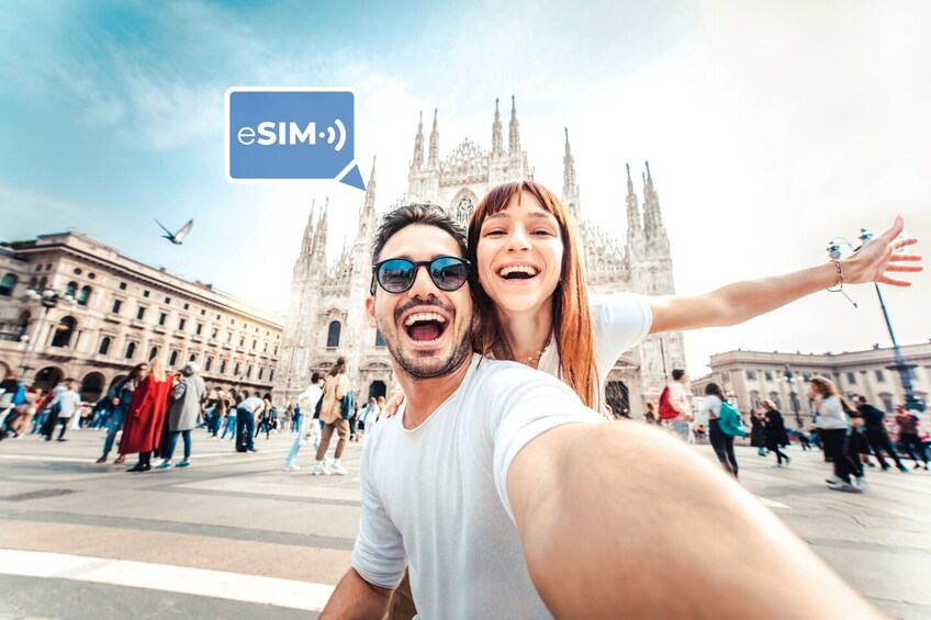 Milan: Unlimited Italy Internet with eSIM Mobile Data Plan 