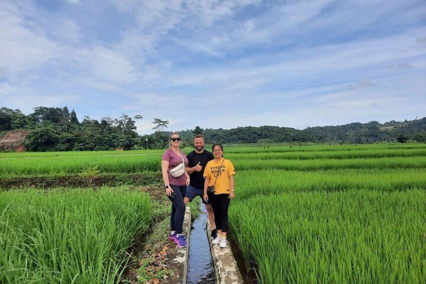 Full Day Cultural Bogor Adventure in Waterfall and Rice field