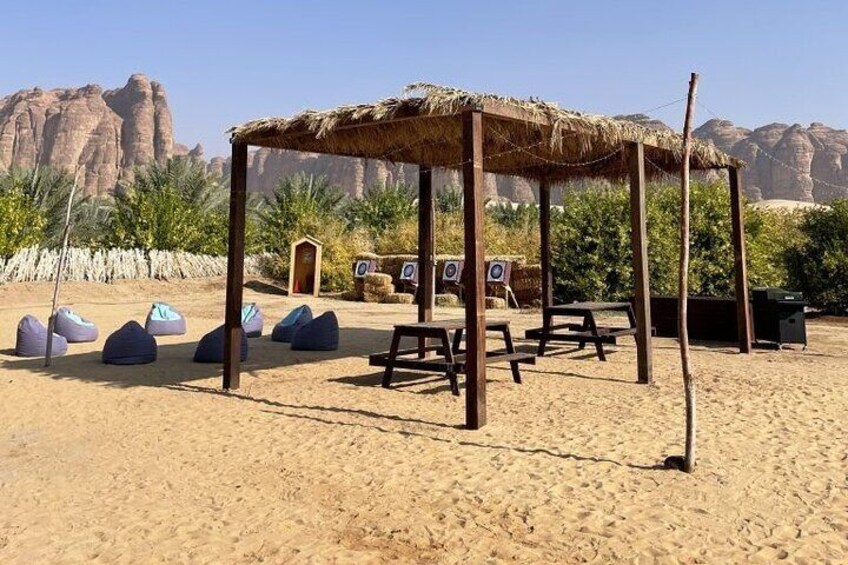Camping in Pangaea's AlUla Center