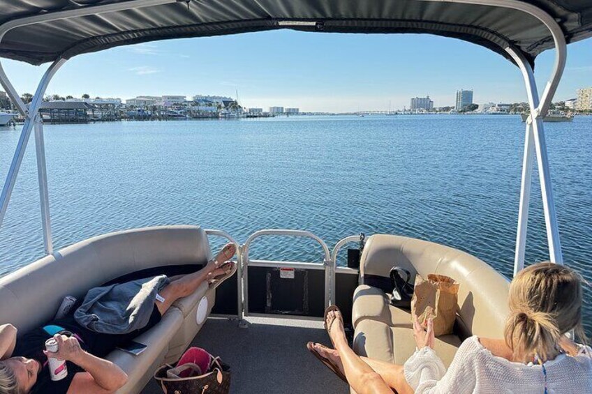 Enjoy a relaxing boat ride. 