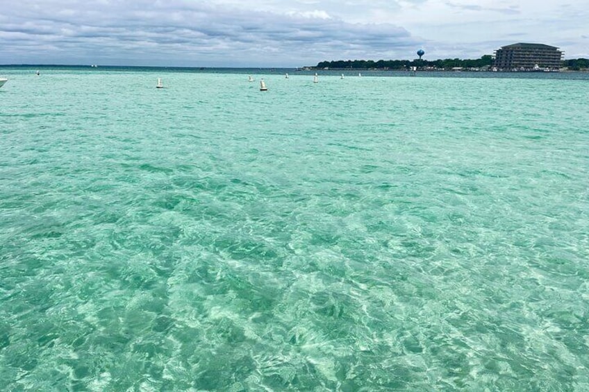 View the beautiful emerald waters in Destin.