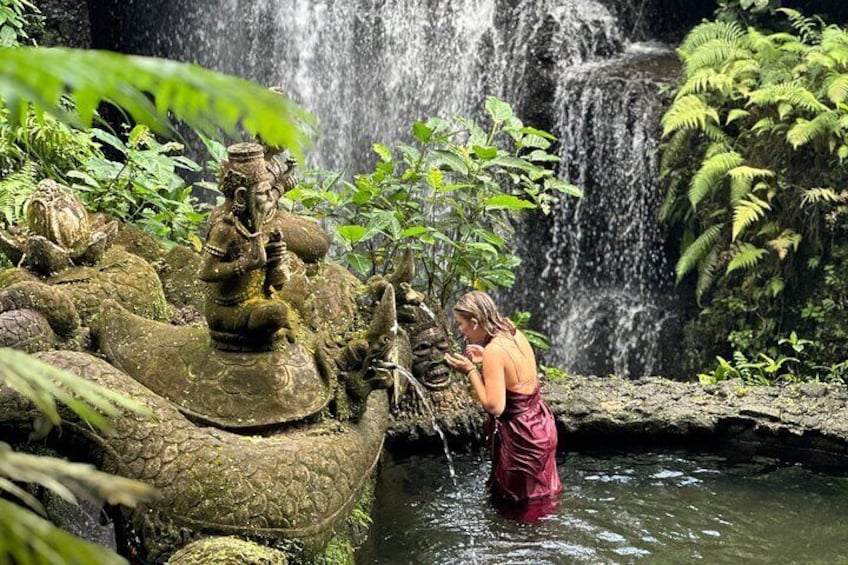 Beji Griya Waterfall Bali Spritual Holy Bath Experience 