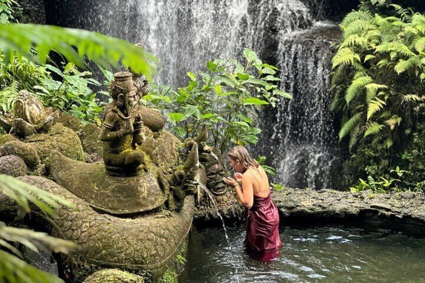 Beji Griya Waterfall Bali Spritual Holy Bath Experience