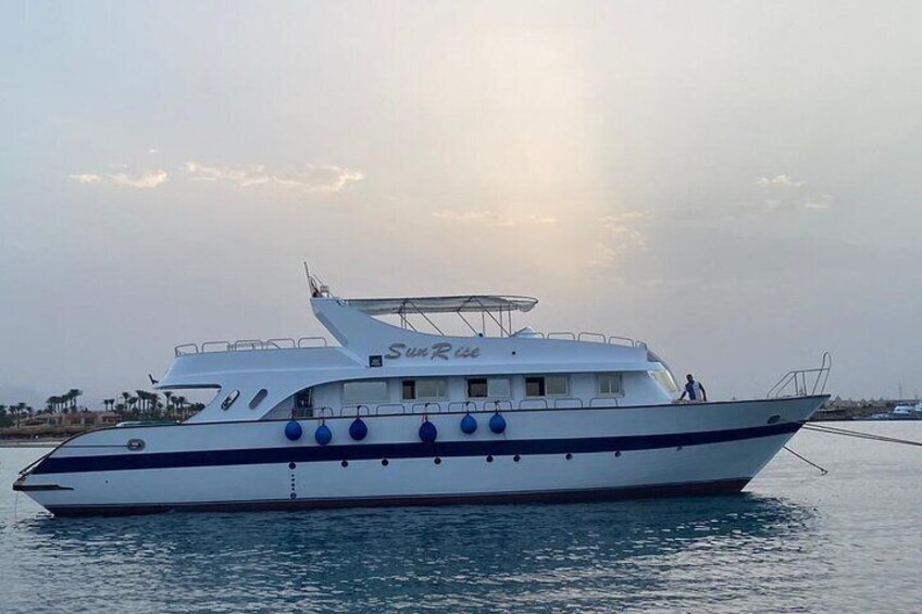 One from our fleet.
Sunrise