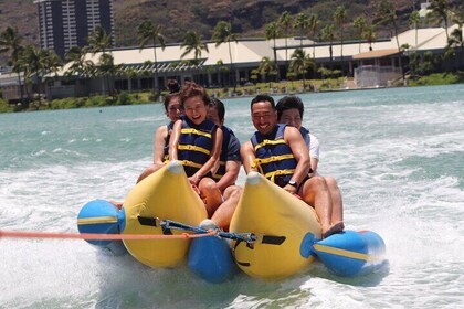 Combo Banana Boat Ride and Bumper Tube Ride in Hawaii