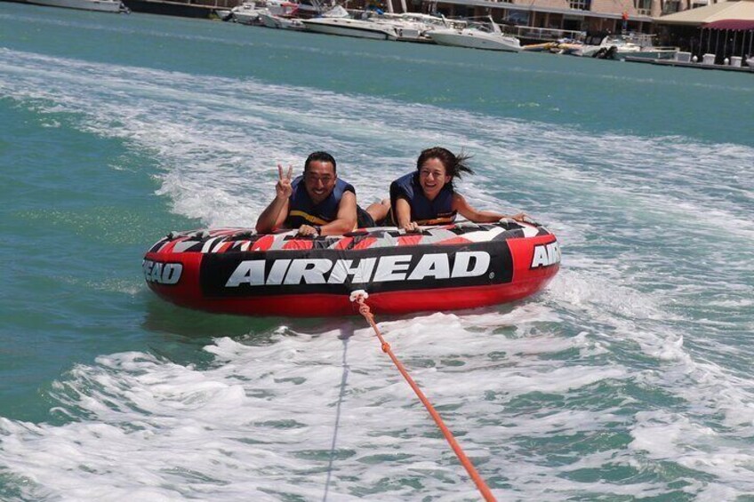 Combo Banana Boat Ride and Bumper Tube Ride in Hawaii