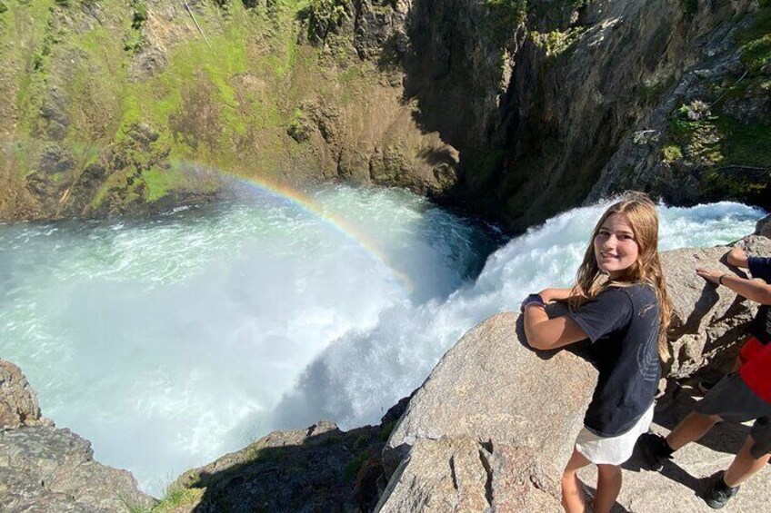 Feel the power of nature at the Brink of the Lower Falls.