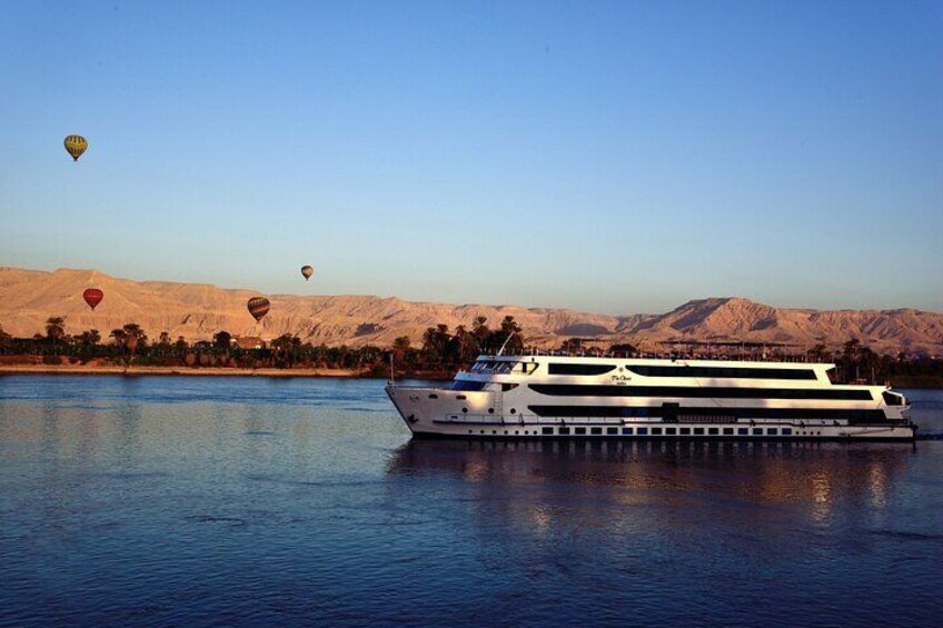 4Nights Nile Cruise from Luxor to Aswan with Abu Simbel & Balloon