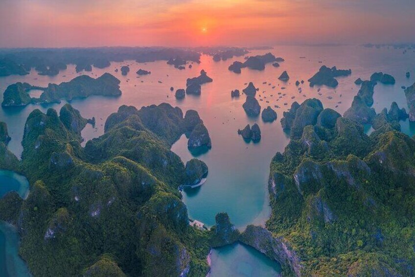 Set Sail for 2 Days and 1 Night Ha Long Bay Cruise from Hanoi