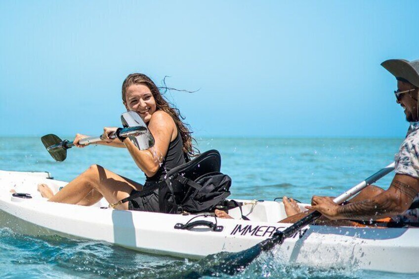 Mauritius Guided Kayak Experience to Benitiers Island