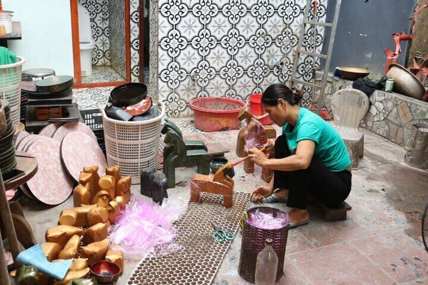 Northern Craft Villages Tour: Ha Thai, Chuong & Quang Phu Cau