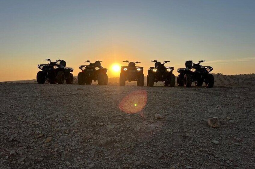 Agadir Agafay Desert Quad Biking With Goats On The Tree