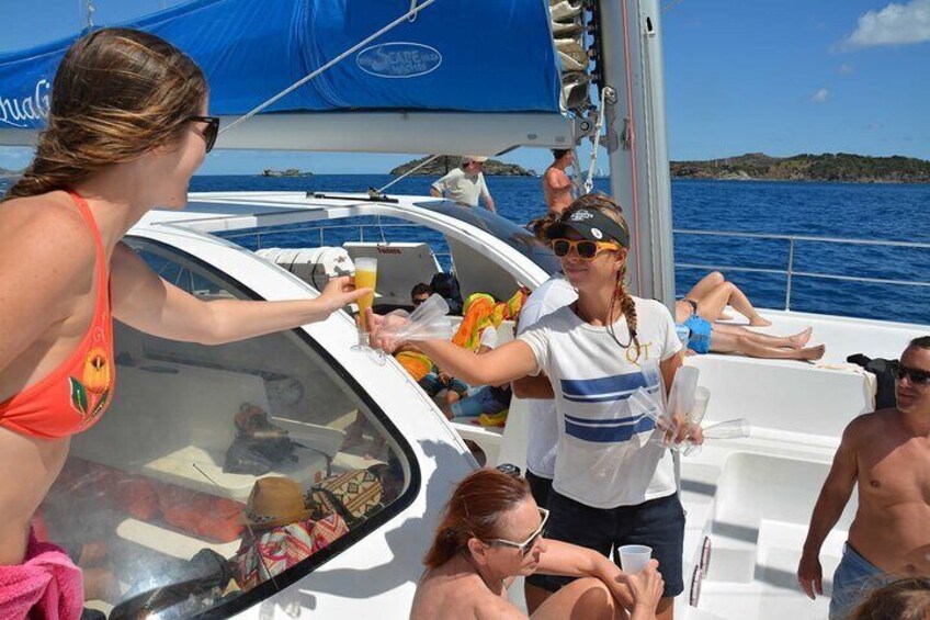 Best Sailing Catamaran, Beach and Snorkel - Cruise Ship Friendly