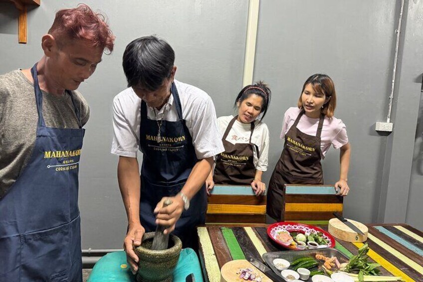 Thai Cooking with Spices Hands On Cooking class