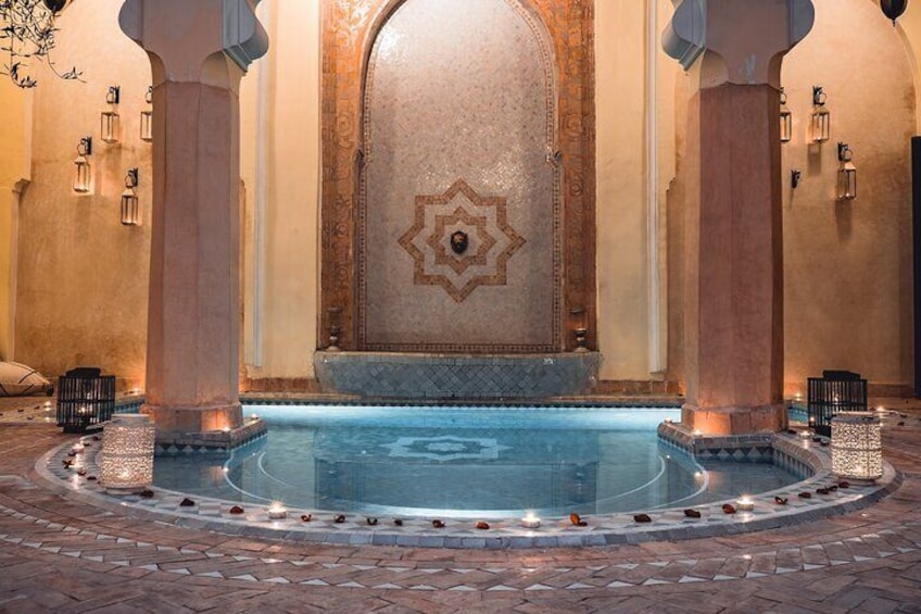 SPA Day at Beautiful Riad Massage & Hamam with Jacuzzi Access