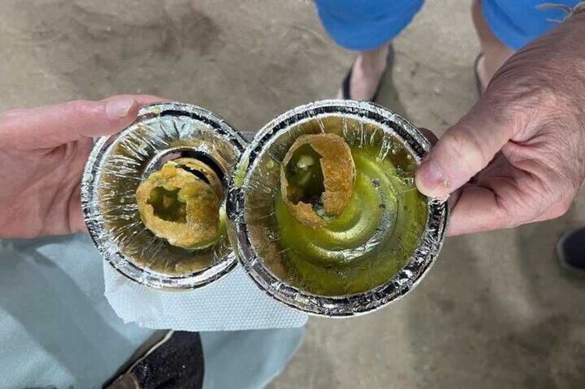 Pani puri easter eggs of Mumbai.