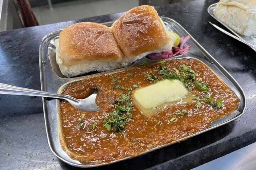 The Pav Bhaji Plate