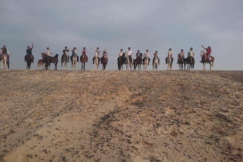 Two-Hour Desert and Sea Horse Riding Experience in Hurghada
