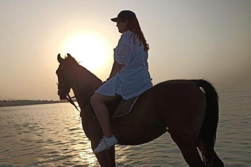 Two-Hour Desert and Sea Horse Riding Experience in Hurghada
