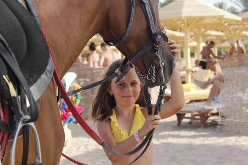 Two-Hour Desert and Sea Horse Riding Experience in Hurghada