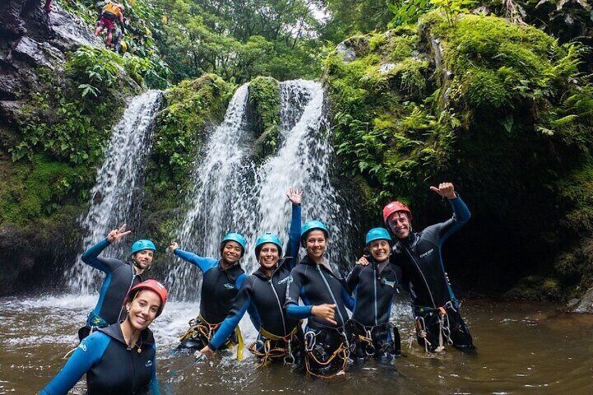 Canoeing on the Caldeirões River in São Miguel