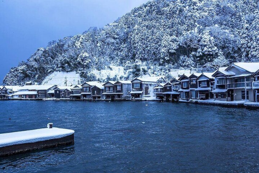 Ine Funaya, known as the 'Venice of Japan' and 'Most Beautiful Village on the Sea,' is about 40 minutes away by walking or cycling (cycling fees apply). It was rated as one of Japan's 18 most beautifu