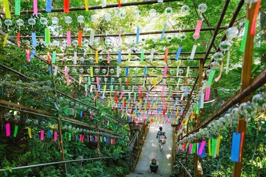 Nyoirinji Temple also sells charming "frog amulets" with adorable designs.