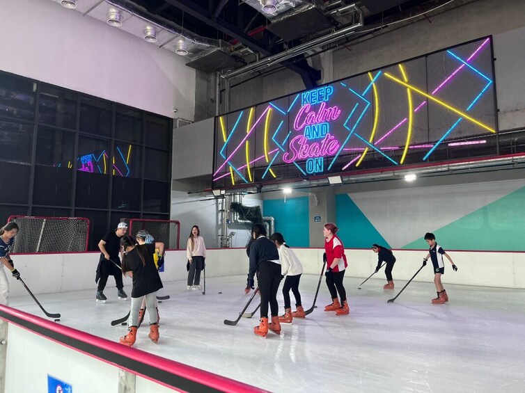 Blue Ice Skating Rink @ 163 Retail Park