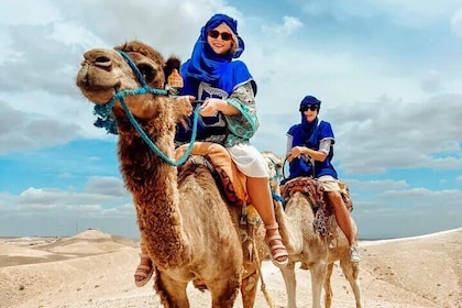 Marrakech Agafay Desert Sunset: Camel Ride & Traditional Dinner